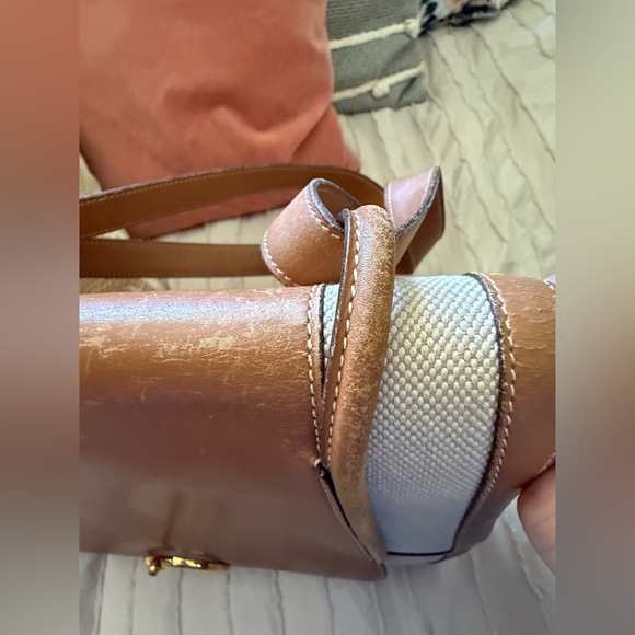 Hermes Barenia Toile With Horse Bit Buckle - Picture 7 of 16